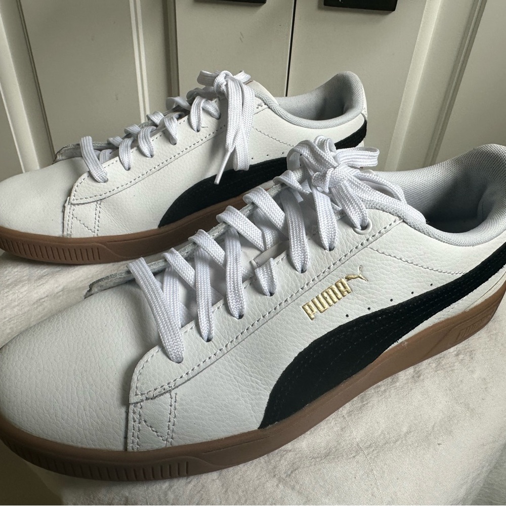 Puma Vikky Platform White Black Gum Women's Sneaker - Picture 4 of 10
